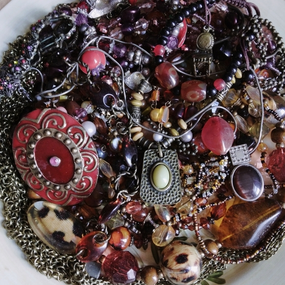 Jewelry - Junk Jewelry Craft Repurpose Lot